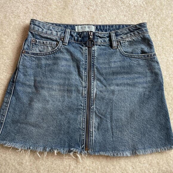 We The Free Women's Blue and Navy Skirt - Picture 1 of 3
